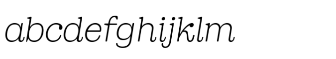 Sailer Thin Italic FONT