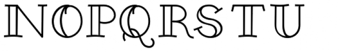 Sailor Gothic Open Font UPPERCASE