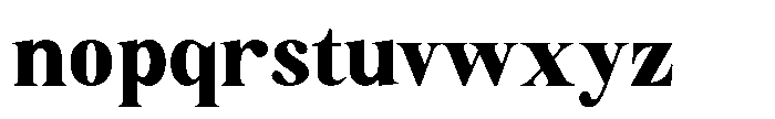 Sailor Mirage Black Font LOWERCASE