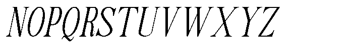Sailor Mirage Extra Light Italic Font UPPERCASE