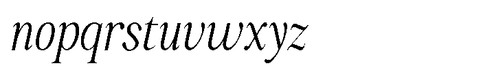 Sailor Mirage Extra Light Italic Font LOWERCASE
