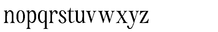 Sailor Mirage Extra Light Font LOWERCASE