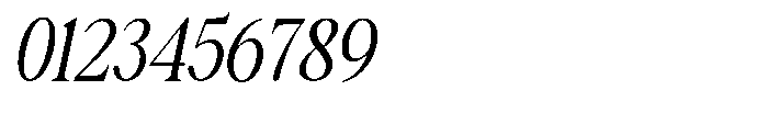 Sailor Mirage Light Italic Font OTHER CHARS