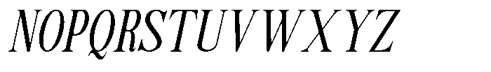 Sailor Mirage Light Italic Font UPPERCASE