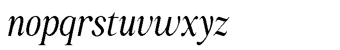 Sailor Mirage Light Italic Font LOWERCASE