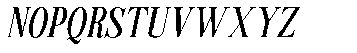 Sailor Mirage Variable Extra Light Italic Font UPPERCASE