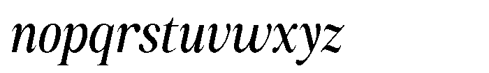 Sailor Mirage Variable Extra Light Italic Font LOWERCASE