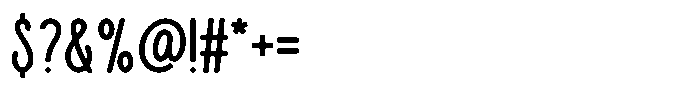 Sailstorm Texture Font OTHER CHARS
