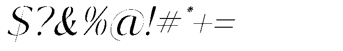 Sainer Bagora  Italic Font OTHER CHARS