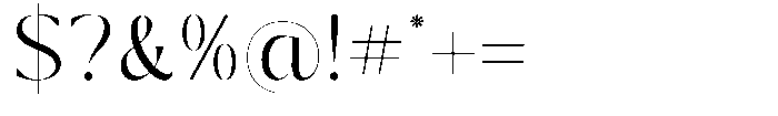 Sainer Bagora  Regular Font OTHER CHARS