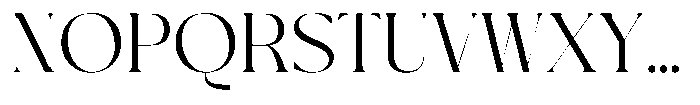 Sainer Bagora  Regular Font UPPERCASE