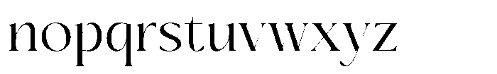 Sainer Bagora  Regular Font LOWERCASE
