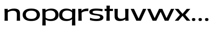 Saint Regus Expanded Font LOWERCASE