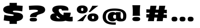 Saint Regus Extra Bold Expanded Font OTHER CHARS