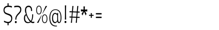 Saint Regus Light Condensed Font OTHER CHARS