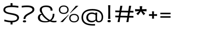 Saint Regus Light Expanded Font OTHER CHARS