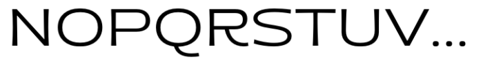 Saint Regus Light Expanded Font UPPERCASE