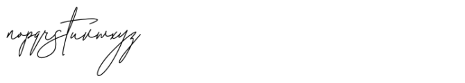 Sainthesa Monoline Font LOWERCASE