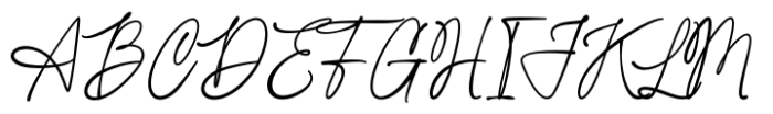 Sainthesa Signature Font UPPERCASE
