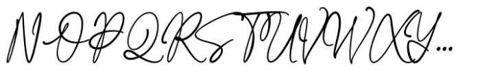 Sainthesa Signature Font UPPERCASE