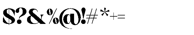 Sakem Black Font OTHER CHARS