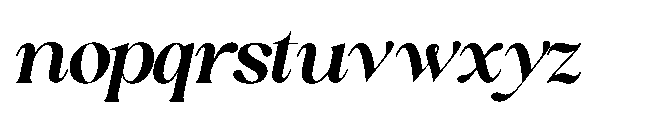 Sakem Bold Italic Font LOWERCASE