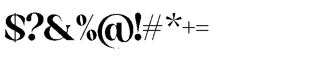 Sakem Bold Font OTHER CHARS