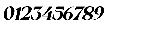 Sakem Heavy Italic Font OTHER CHARS