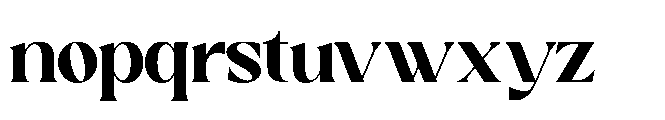 Sakem Heavy Font LOWERCASE