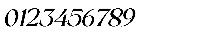 Sakem Italic Font OTHER CHARS