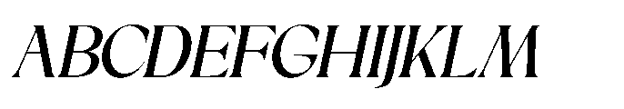 Sakem Italic Font UPPERCASE