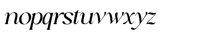 Sakem Light Italic Font LOWERCASE