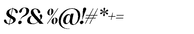 Sakem Medium Italic Font OTHER CHARS