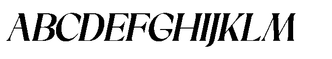 Sakem Semi Bold Italic Font UPPERCASE