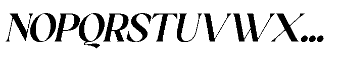 Sakem Semi Bold Italic Font UPPERCASE