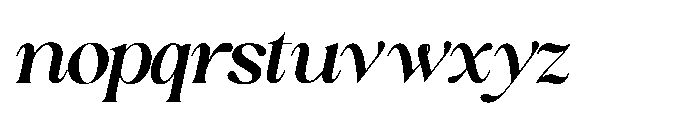Sakem Semi Bold Italic Font LOWERCASE
