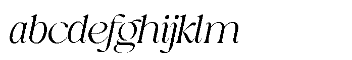 Sakem Thin Italic FONT