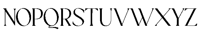 Sakem Thin Font UPPERCASE