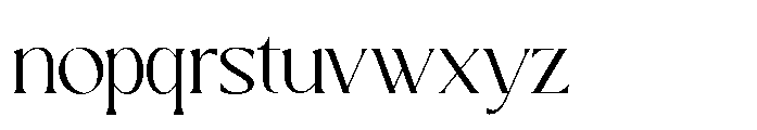 Sakem Thin Font LOWERCASE