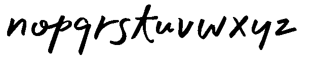 Sakiro Script Font LOWERCASE
