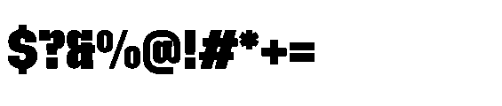 Saksree Black Font OTHER CHARS