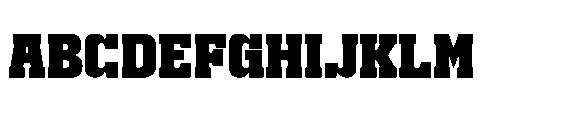 Saksree Black Font UPPERCASE