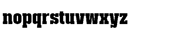 Saksree Extra Bold Font LOWERCASE