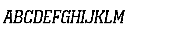 Saksree Medium Italic Font UPPERCASE