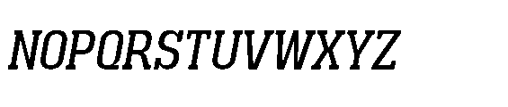 Saksree Medium Italic Font UPPERCASE