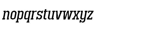 Saksree Medium Italic Font LOWERCASE