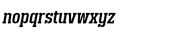 Saksree Semi Bold Italic Font LOWERCASE