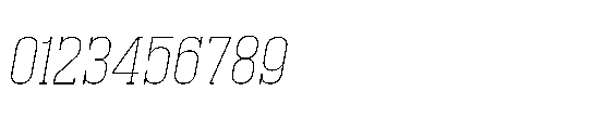 Saksree Thin Italic Font OTHER CHARS