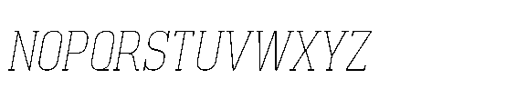 Saksree Thin Italic Font UPPERCASE