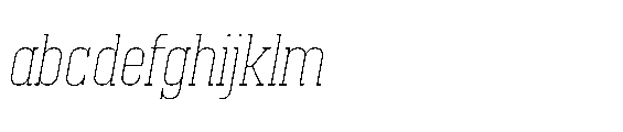 Saksree Thin Italic FONT